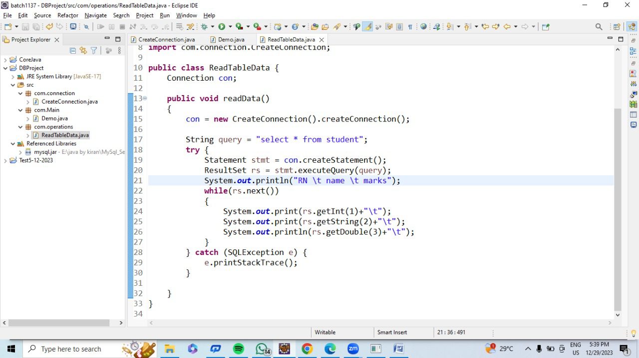 Magic Of Table Data Retrieval 0 To All – The ResultSet